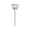 The Evelyn Ring | Lab Diamond Emerald & Trapezoid Cut Engagement Trilogy