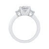 The Evelyn Ring | Lab Diamond Emerald & Trapezoid Cut Engagement Trilogy