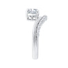 The Lacey Ring | Oval Lab Diamond Floating Shoulder Set Engagement