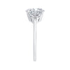 The Millie Ring | Lab Diamond Oval & Half Moon Cut Engagement Trilogy