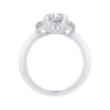 The Millie Ring | Lab Diamond Oval & Half Moon Cut Engagement Trilogy