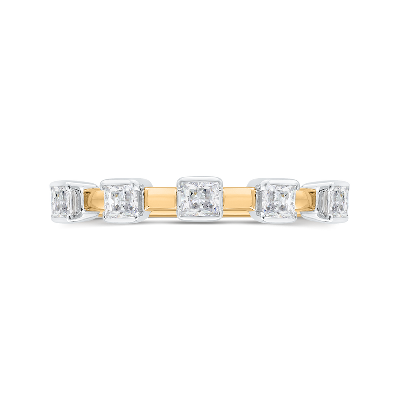 The Haris Ring | Lab Diamond Five Stone Modern Bezel Set Band
