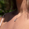 The Calia Pendant | Classic Oval Lab Diamond Four Claw Solitaire