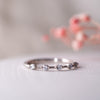 The Carina Ring | Lab Diamond Modern Station Set Band