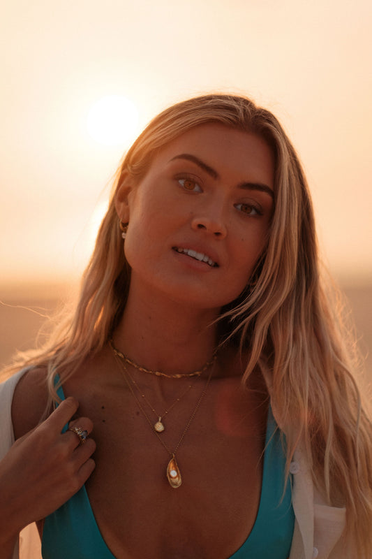Ocean Treasure Large Mussel Pendant | Laura Basham