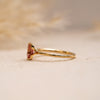The Danae Ring | 1.21 ct Chatham® Champagne Sapphire Peachy Engagement Solitaire