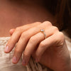 The Delfi Ring | 1.45ct D VVS2 Lab Diamond Round Accented Vine Engagement 18K Yellow Gold