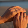 The Bryher Ring | VS1 D-E Lab Diamonds. 100% Recycled 9k Gold Stacking