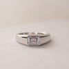 The Dillon Ring | Emerald Lab Diamond Statement Signet Solitaire | Engagement