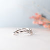 The Dipa Ring | Lab Diamond Vintage Crown Stacking Band