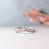 The Dipa Ring | Lab Diamond Vintage Crown Stacking Band