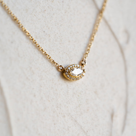 The Drishti | Eye 0.14ct Diamond Necklace