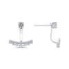 The Odessa Earrings | Lab Diamond Ear Jackets 9k Yellow Gold
