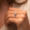 The Effie Ring | Lab Diamond Split Shank Emerald Cut Engagement Solitaire