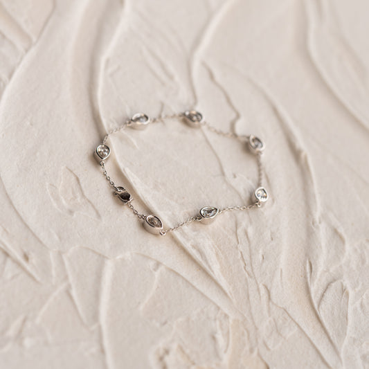 lab diamond bracelet by Ethica Diamonds Cornwall for modern everyday elegance