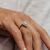 The Hala Ring | Lab Diamond Pear Cut Engagement Halo