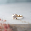 The Sira Ring | 1.27ct H VS1 Oval Cut Lab Diamond Hidden Halo Engagement Solitaire
