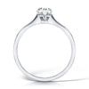 The Ali Ring | Pear Lab Diamond Dainty Engagement Solitaire