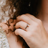 The Ali Ring | Pear Lab Diamond Dainty Engagement Solitaire