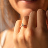 The Ali Ring | Pear Lab Diamond Dainty Engagement Solitaire
