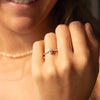 The Ali Ring | Pear Lab Diamond Dainty Engagement Solitaire