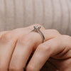 The Ana Ring | Round Lab Diamond Four Claw Engagement Solitaire