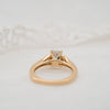 The Ares Ring |  Emerald Cut Lab Diamond Accented Art Deco Engagement
