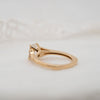 The Ares Ring |  Emerald Cut Lab Diamond Accented Art Deco Engagement