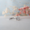 The Cami Ring | Pear Lab Diamond Art Deco Accented Trilogy