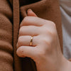 Wedding Band | 2.5mm Classic Court 18k Gold Double Groove Engraved