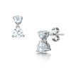 The Maia Earrings | 1.0ct D VS Round Lab Diamond 18k Fairtrade Gold Drop