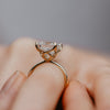 The Elissa Ring | Asscher Lab Diamond Dainty Engagement Solitaire