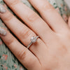 The Estella Ring | Lab Diamond Round Shoulder Set Engagement