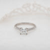 The Estella Ring | Lab Diamond Princess Shoulder Set Engagement