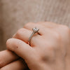 The Estella Ring | Lab Diamond Princess Shoulder Set Engagement