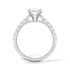 The Estella Ring | Lab Diamond Princess Shoulder Set Engagement