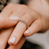 The Estella Wedding Ring | Lab Diamond Round Pavé Set Band