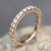 The Estella Wedding Ring | Lab Diamond Round Pavé Set Band
