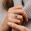 The Eugenie Ring | Lab Diamond Edwardian Statement Engagement Halo