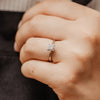 The Frankie Ring | 0.65ct VS1 Lab Diamond Round Four Claw Engagement Solitaire 18k White Gold