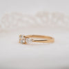 The Georgia Ring | Lab Diamond Round & Pear Graduated Engagement Trilogy