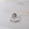 The Hala Ring | Lab Diamond Pear Cut Engagement Halo