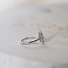 The Hala Ring | Lab Diamond Pear Cut Engagement Halo