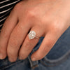 The Hala Ring | Lab Diamond Pear Cut Engagement Halo