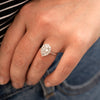 The Hala Ring | Lab Diamond Pear Cut Engagement Halo