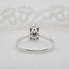 The India Ring | Emerald Cut Lab Diamond Dainty Engagement Solitaire