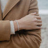 The Abigail Bracelet  | 7.0ct Moissanite Marquise Cut Pavé Statement 925 Sterling Silver
