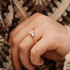 The Maya Ring | Emerald & Round Lab Diamond Engagement Trilogy