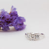 The Maya Ring | Emerald & Round Lab Diamond Engagement Trilogy