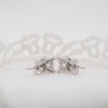 The Mei Earrings | Princess Lab Diamond Bezel Solitaire Studs